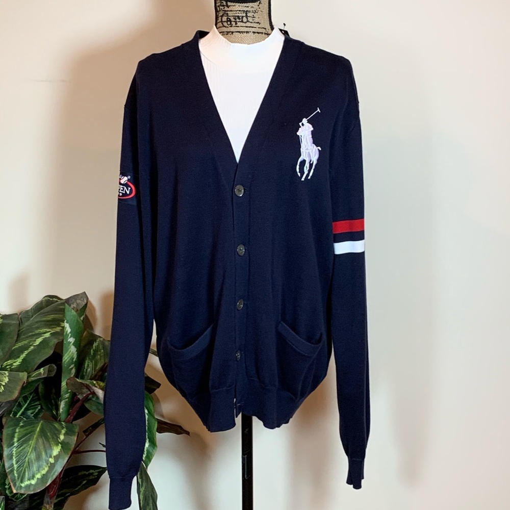 Ralph Lauren US Open Big Pony Cardigan